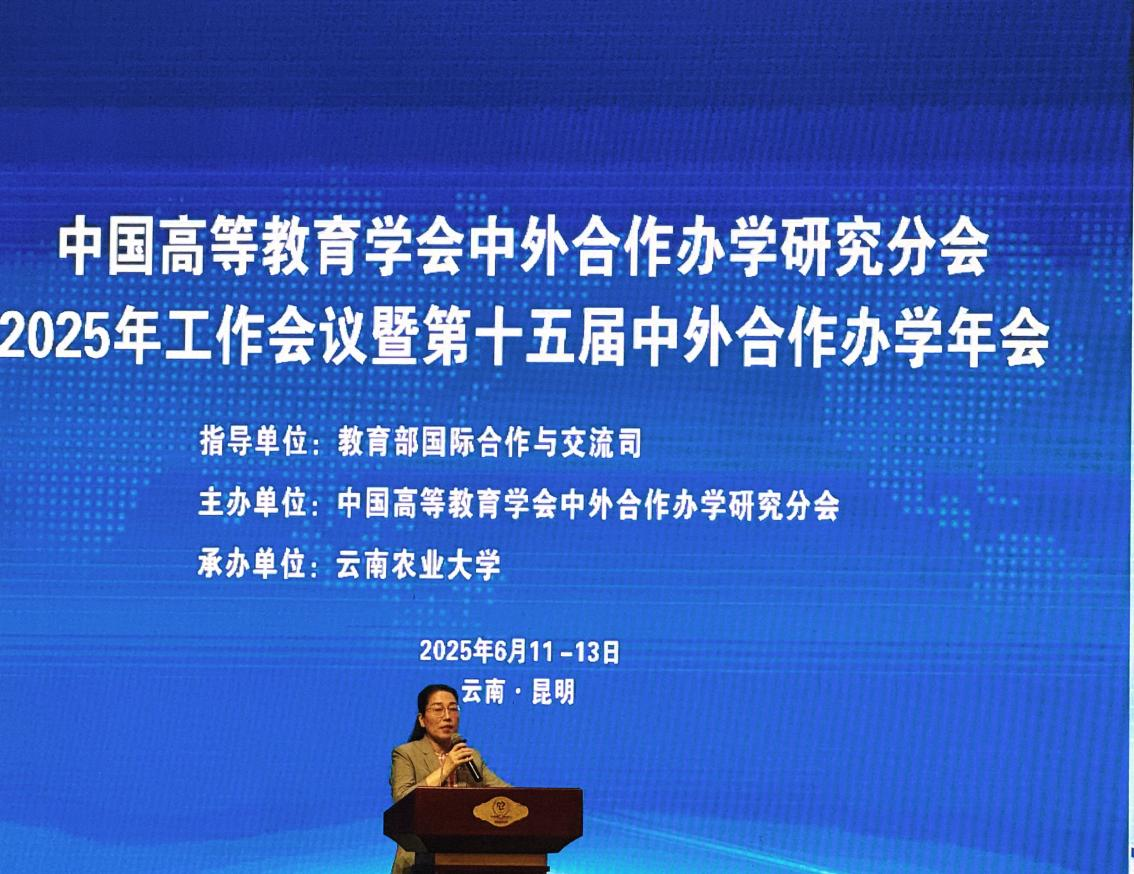 鲁东大学参加中外合作办学研究分会 2025年工作会议暨第十五届中外合作办学年会
